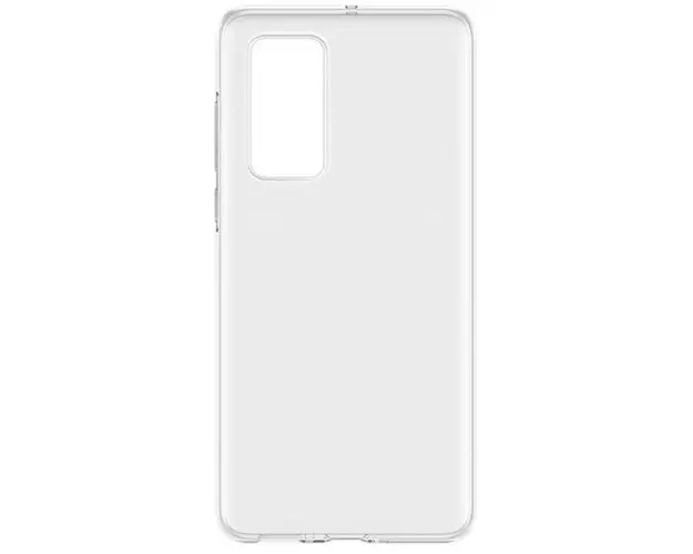 Protectie Spate Lemontti Silicon Transparent pentru Huawei P40 Pro (Transparent)