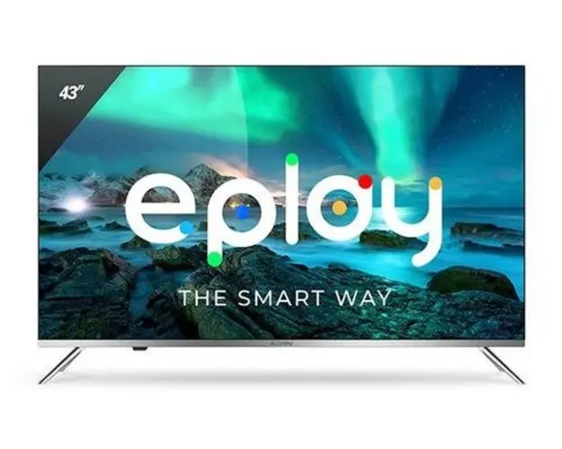 Televizor LED Allview 109 cm (43inch) 43ePlay6100-U, Ultra HD 4K, Smart TV, Android TV, WiFi, CI+