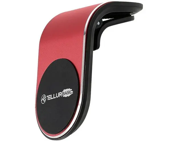 Suport Auto Magnetic Universal Tellur MCM7, prindere la ventilatie (Rosu)