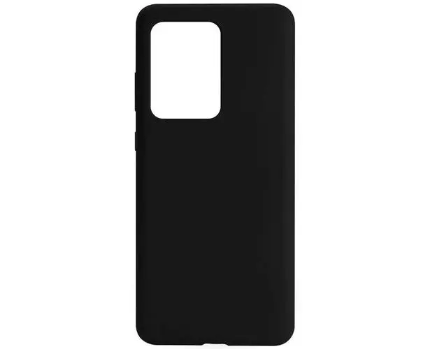 Protectie Spate Just Must Defense Liquid Silicone pentru Samsung Galaxy S20 Ultra (Negru)