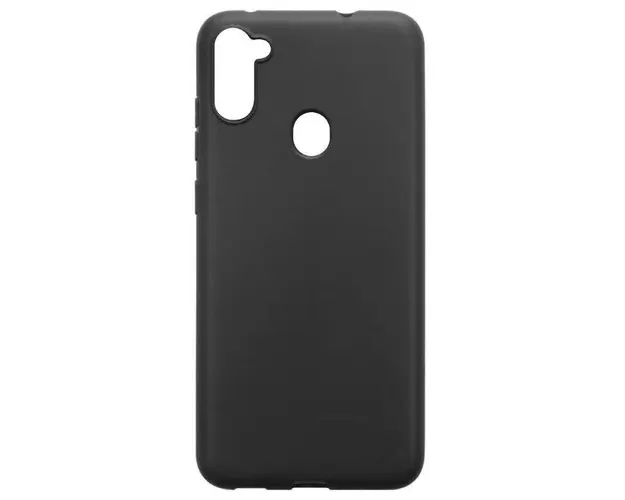 Protectie Spate Lemontti Silky LEMHSSA11N pentru Samsung Galaxy A11 (Negru)