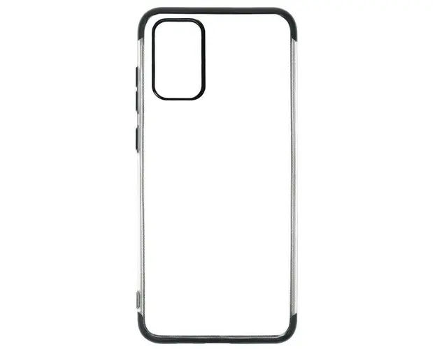 Protectie Spate Just Must Electro Simple JMHESS20PBK pentru Samsung Galaxy S20 Plus (Transparent/Negru)