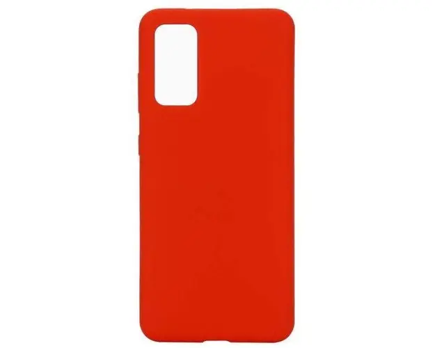 Protectie Spate Lemontti Silky LEMSLKS20PRS pentru Samsung Galaxy S20 Plus (Rosu)