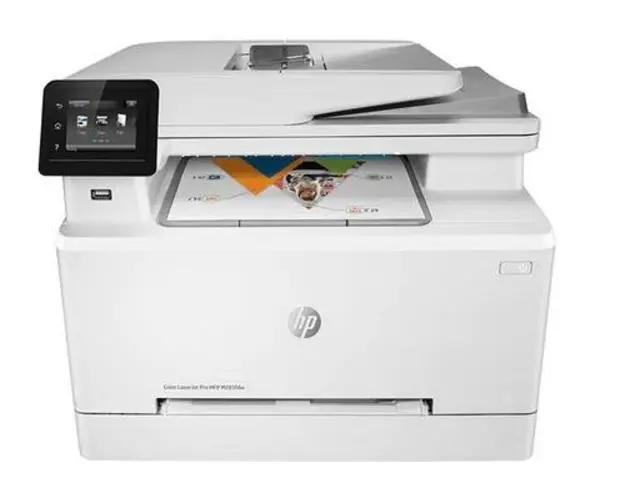 Multifunctional laser color HP LaserJet Pro M283fdw, A4, 21 ppm, ADF, Retea, Fax, USB, Wi-Fi, Duplex (Alb)