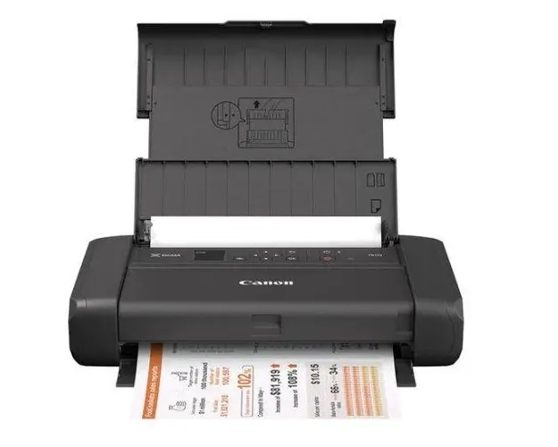 Imprimanta inkjet color portabila CANON TR150, A4, USB-C, Wi-Fi, 5.5ipm (Negru)