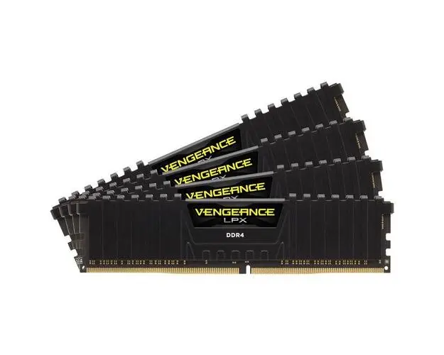 Memorii Corsair Vengeance LPX Black 64GB(4x16GB) DDR4-2666Mhz, CL16 Quad Channel