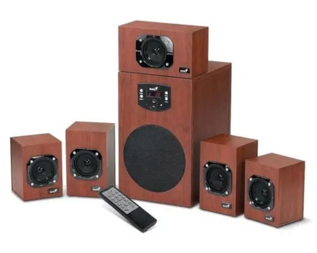 Boxe Genius SW-HF5.1 4600 II Wood, 5.1, 125 W (Maro)