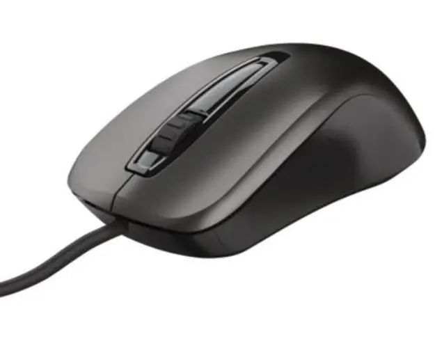 Mouse Optic Trust Carve, USB, 1200 DPI (Negru)