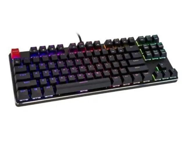 Tastatura Gaming Mecanica Glorious PC Gaming Race GMMK TKL RGB Gateron Brown, USB, US (Negru)