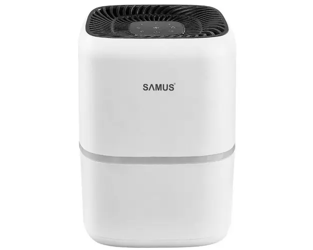 Purificator de aer Samus PURIFY 18, 25 W, 155 m3/h, Ionizare (Alb/Negru)