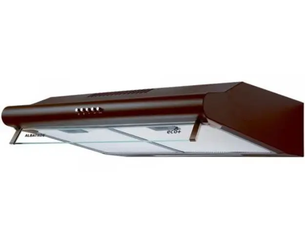 Hota Albatros H10AM ECO+, 49 W, 1 Motor, 204.1 m3/h, Filtru metalic dublu-caseta, 60 cm (Maro)