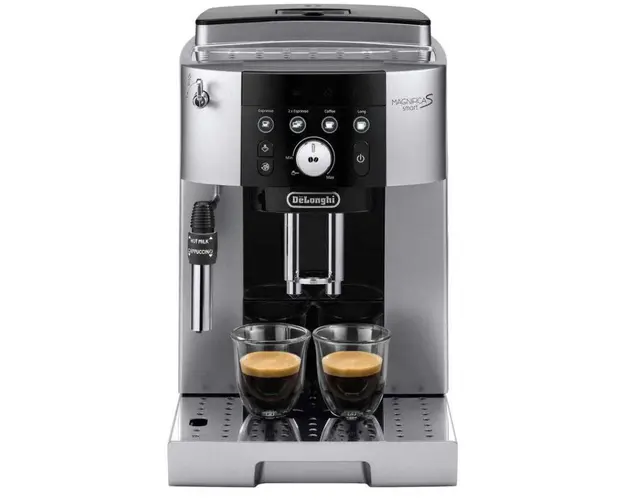 Espressor De'Longhi Magnifica S Smart ECAM250.23.SB, 1450 W, 15 bari (Negru/Argintiu)