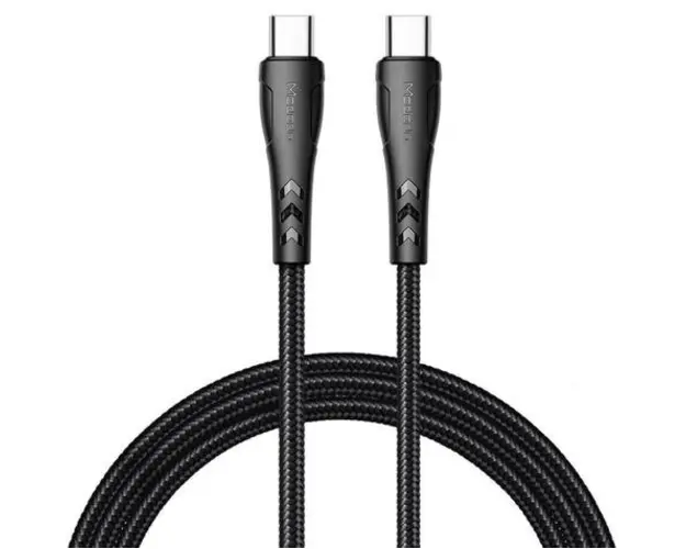 Cablu de date Mcdodo Mamba Series CA-7641, Type-C la Type-C (Negru) 