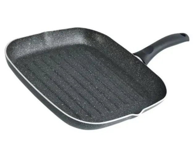 Tigaie grill Studio Casa Pepita Granit GPMBS2851, 28 x 28 cm (Negru)