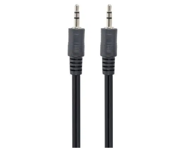 Cablu Audio Gembird CCA-404-2M, Jack 3.5 mm - Jack 3.5 mm, 2 m (Negru)