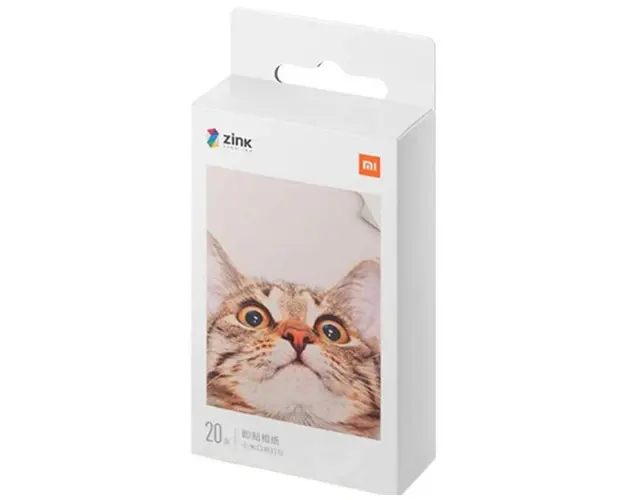 Hartie foto Xiaomi ZINK TEJ4019GL pentru imprimanta foto portabila Mi Photo Printer, 20 coli