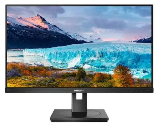 Monitor IPS LED Philips 27inch 272S1AE/00, Full HD (1920 x 1080), VGA, DVI, HDMI, DisplayPort, Pivot, Boxe, 75 Hz, 4 ms (Negru)