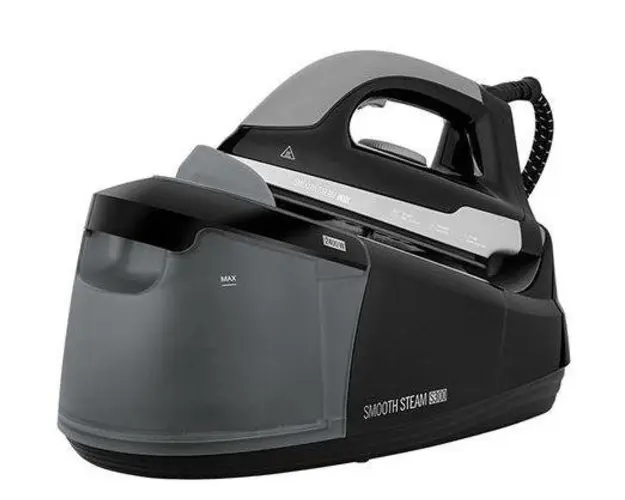 Statie de calcat cu abur Smooth Steam Teesa S300 T, Talpa ceramica, 1.2 L (Negru/Gri)