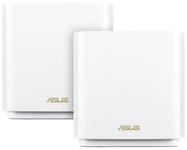 Router Wireless ASUS Mesh ZENwifi XT8, Gigabit, TriBand, WiFi 6, 6600 Mbps, 2 pack (Alb)