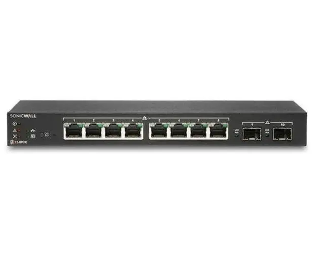Switch SonicWall SWS12-8, Gigabit, 8 Porturi