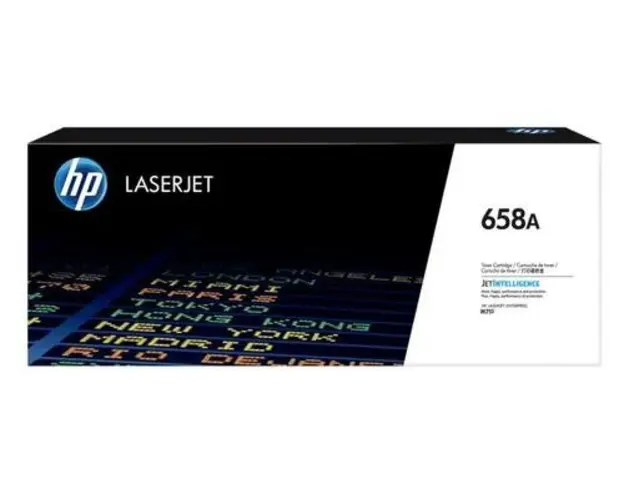 Toner HP 658A, 6000 pagini (Cyan)