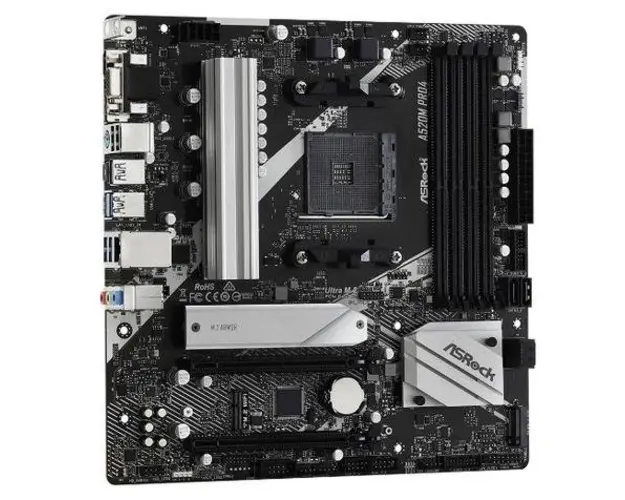 Placa de baza ASRock A520M PRO4, AMD A520, AM4, mATX