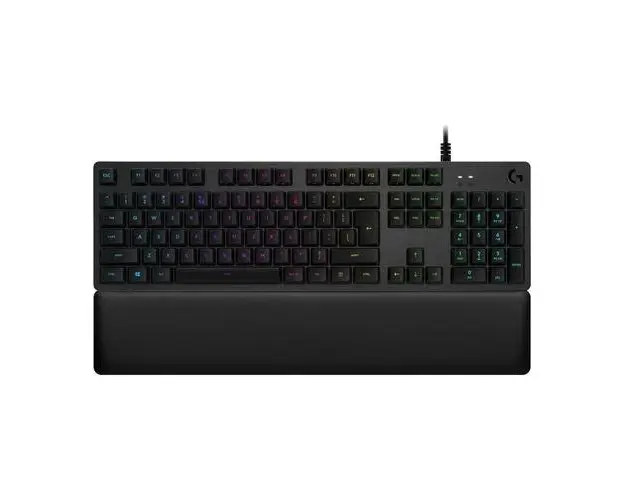 Tastatura Gaming Mecanica Logitech G513 Carbon RGB GX Brown Switch, USB (Negru)
