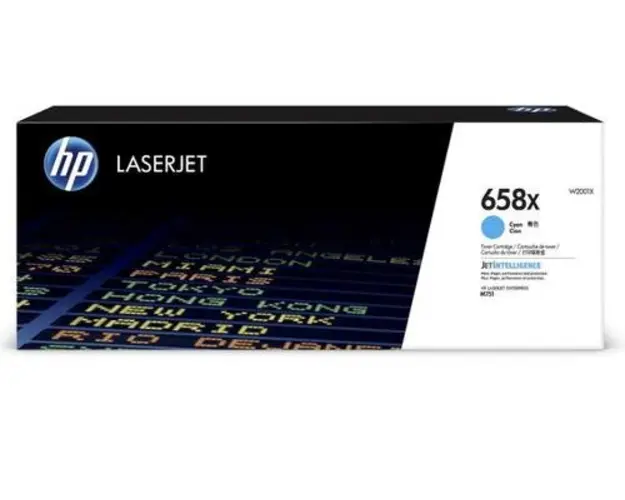 Toner HP 658X, 28000 pagini (Cyan)
