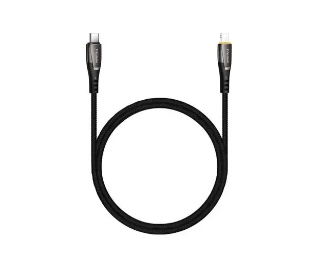 Cablu de date Mcdodo CA-7650, Type-C la Lightning, 1.2 m (Negru)