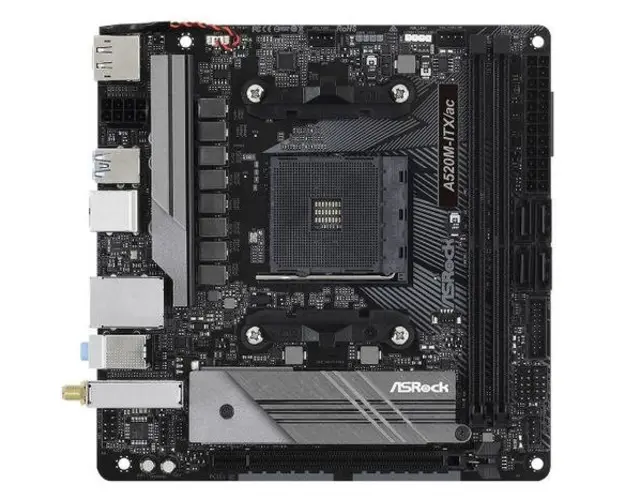 Placa de baza ASRock A520M-ITX/AC, AMD A520, AM4, mITX