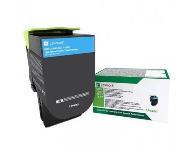 Cartus Toner Lexmark Return Program 71B20C0, 2300 pagini (Cyan)