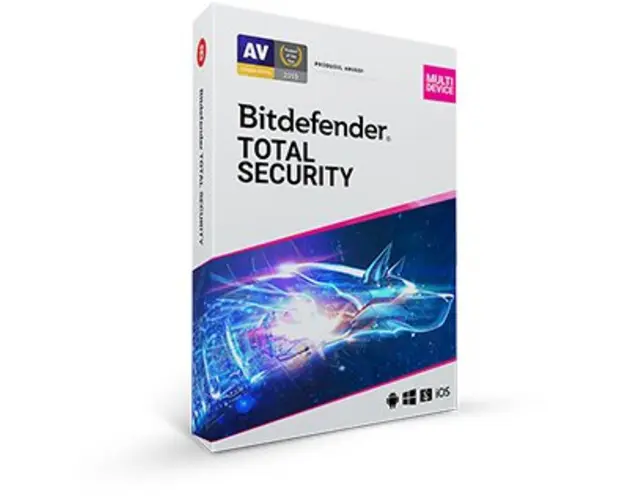 Bitdefender Total Security, 10 PC, 1 an, Licenta noua, BOX/Retail