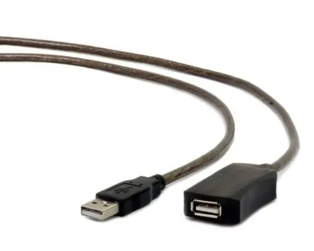 Cablu prelungitor activ GEMBIRD UAE-01-5M ,USB 2.0, 5m (Negru)