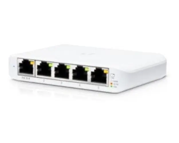 Switch Ubiquiti UniFi USW-FLEX-MINI, Gigabit, 5 Porturi (Alb)