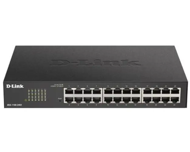Switch D-Link DGS-1100-24V2, cu management, 24 Porturi, Gigabit