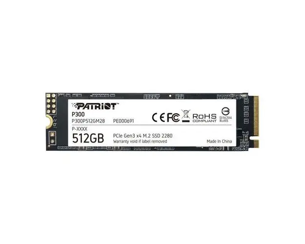 SSD Patriot P300 512GB, PCI Express 3.0 x4, M.2 2280