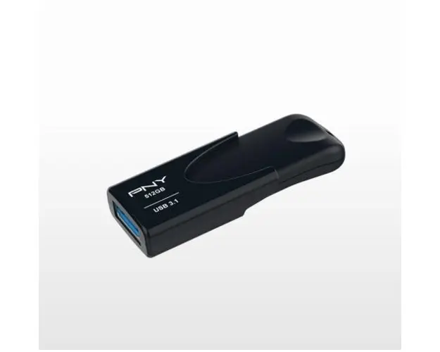 Stick USB PNY Attache 4, 512GB, USB 3.1 (Negru) 