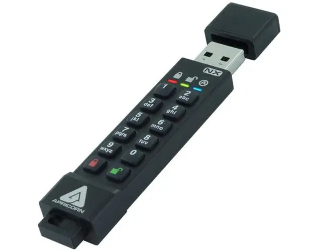 Stick USB Apricorn Aegis Secure Key 3NX, 4GB, USB 3.0 (Negru)