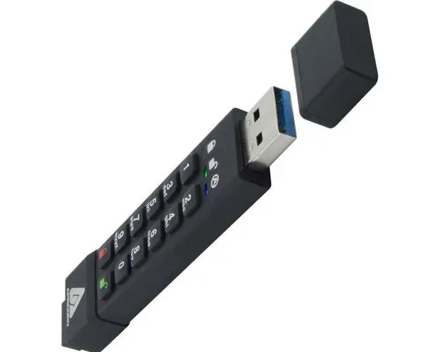 Stick USB Apricorn Aegis Secure Key 3z, 32GB, USB 3.1 (Negru) 