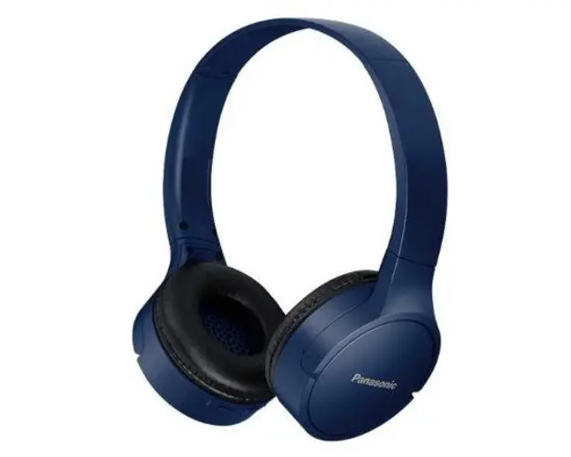 Casti Stereo Wireless PANASONIC RB-HF420BE-A, Extra Bass, On-Ear, Bluetooth 5.0 (Albastru)