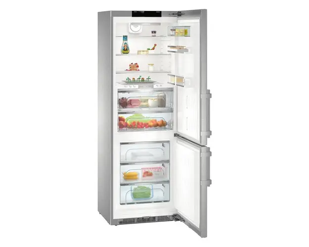 Combina frigorifica Liebherr CBNes 5778, 381 l, NoFrost, DuoCooling, SuperCool, SuperFrost, BioFresh, VarioSpace (Inox)