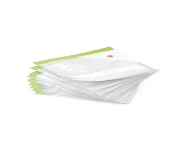 Set 10 pungi Bosch MSZV0FB3, 3.8 L (Transparent/Verde)