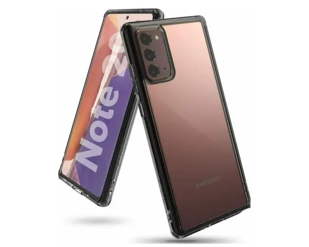 Protectie Spate Ringke Fusion 8809716076567 pentru Samsung Galaxy Note 20 (Transparent/Fumuriu)