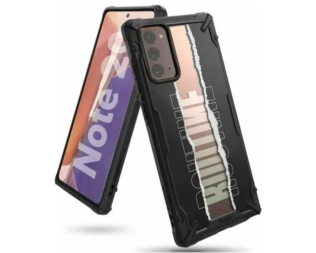 Protectie Spate Ringke Fusion X Routine 8809716077670 pentru Samsung Galaxy Note 20 (Negru)