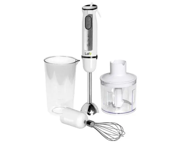 Mixer vertical Lafe BRW-003, 500 W, 0.7 l, 2 Viteze + Turbo, Tel, Tocator (Alb/Inox)