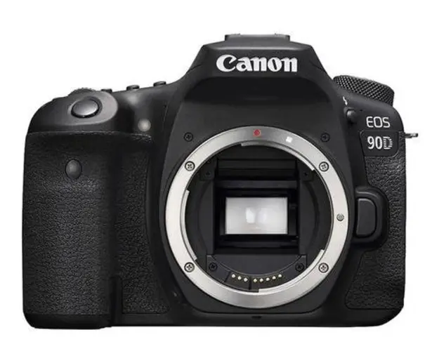  Aparat Foto DSLR Canon EOS 90D, 32.5MP, UHD 4K30p, Autofocus, Wi-Fi, Bluetooth, Body (Negru)