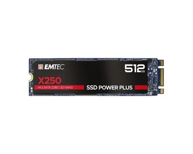 SSD Emtec Power Plus X250 512GB, SATA-III, M.2 2280