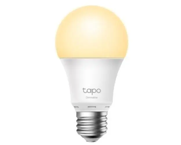 Bec inteligent TP-LINK Tapo L510E, 8.7W, E27, Wi-Fi, intensitate reglabila, control prin smartphone cu aplicatia TAPO
