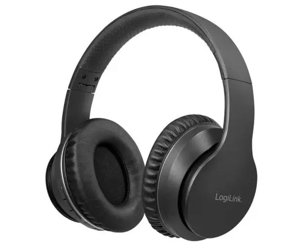 Casti Stereo LogiLink BT0053, Bluetooth, Active Noise Cancelling (Negru)