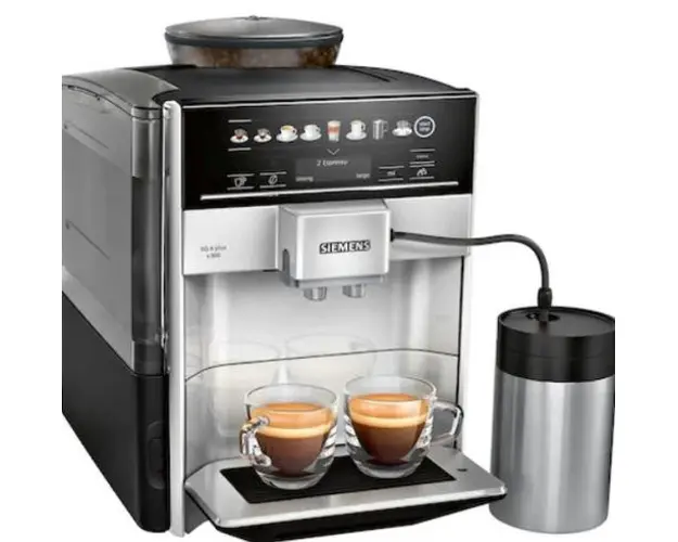 Espressor automat Siemens TE653M11RW, 1500 W, 1.7 L, 15 bari (Negru/Argintiu)